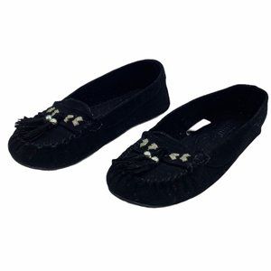 Seychelles flats moccasins memory foam black Girls